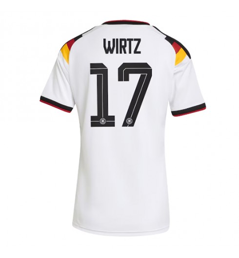 Saksa Florian Wirtz #17 Kotipaita Naisten MM-kisat 2026 Lyhythihainen Saksa Florian Wirtz #17 Kotipaita Naisten MM-kisat 2026 Lyhythihainen